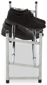 Ezüstszínű fém teleszkópos cipőtartó állvány – Premier Housewares