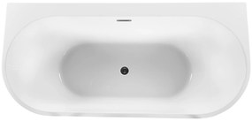 Fehér fürdőkád 170 x 80 cm HARVEY Beliani