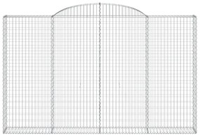 íves horganyzott vas gabion kosár 300 x 30 x 180/200 cm
