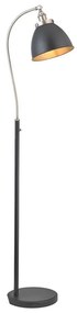 Endon 98753 - Állólámpa FRANKLIN 1xE27/10W/230V matt króm/antracit