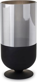 Váza Ezüst Fekete 40 Üveg Kehely Matt Fényes