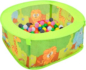 vidaXL labdatenger gyerekeknek 300 labdával 75 x 75 x 32 cm