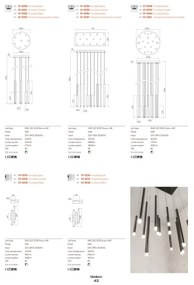 Redo 01-2035 - LED Fali lámpa MADISON 4xLED/4W/230V fekete