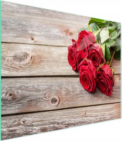 Üveg Vágódeszka 52x30 Rózsa Edzett Üveg