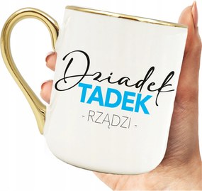 Nagypapa Bögre Elegáns Személyre Szabható Névvel Arany Rant És Fül