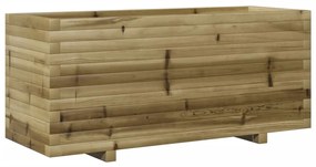 impregnált fenyőfa kerti virágláda 110 x 40 x 49,5 cm
