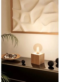 Eglo 43733 - Asztali lámpa PRESTWICK 1xE27/40W/230V bézs