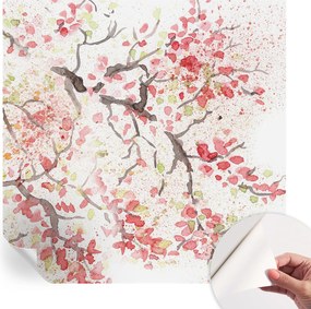 Dekoratív Öntapadós Tapéta Divatos Minták Virágzó ágak 250x250 cm