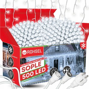 KĂŒltĂ©ri JĂ©gcsap Led LĂĄmpĂĄk 500 26.5M KarĂĄcsonyi FĂ©nyek KarĂĄcsonyfa Flesh