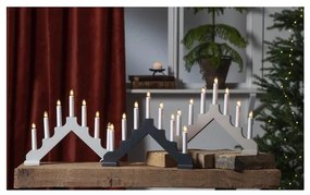 Eglo 410456 - Karácsonyi gyertyatartó ADA 7xE10/3W/230V fehér