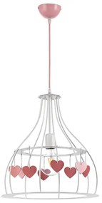 ONLI - Gyerek csillár TITTA 1xE27/22W/230V rózsaszín