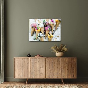 Fagylaltok képe (üvegen) (70x50 cm)