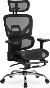 Forgószék ergonomikus kialakítással, fekete színben. KAIR