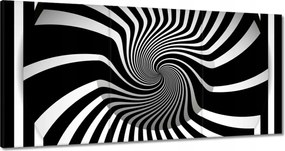 Festmények 180x90 Absztrakt fekete-fehér