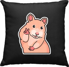 Hörcsög párna Kedves Gyerek Fekete