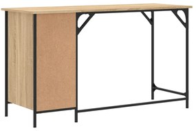 sonoma tölgy szerelt fa számítógépasztal 131 x 48 x 75 cm