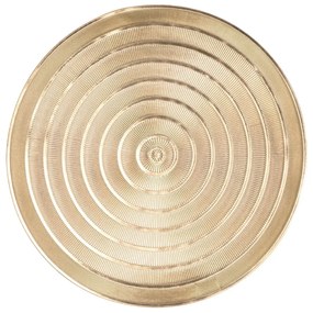 Aranyszínű tányéralátét, ⌀ 39,5 cm - Tiseco Home Studio