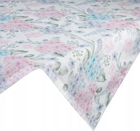 Abrosz dekoratív asztal virágokkal SUMMER8 rózsaszín 90x90 népi retro színes