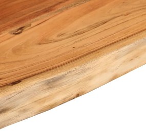 tömör akácfa téglalap alakú fali polc 80 x 20 x 3,8 cm