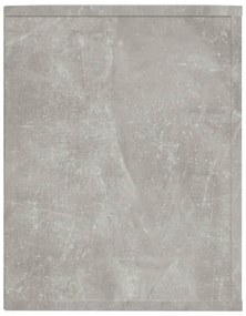 betonszürke szerelt fa cipőtartó 75 x 35 x 45 cm