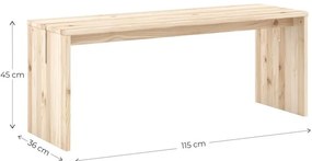 Natúr színű pad Join-In – Karup Design