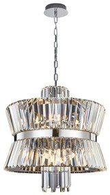 Csillár láncon AURELIA 12xE14/40W/230V króm