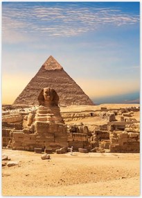 Poszterek 50x70 Panoráma a piramisokra