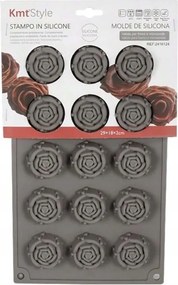 Szilikon Öntőforma Zselé Desszertekhez Egyrészes Rózsa 29*18*2CM