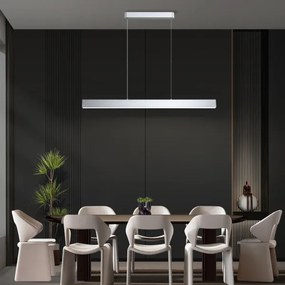 Brilagi-LED Dimmerelhető csillár SLEEKLINE SMART LED/40W/230V Wi-Fi Tuya ezüst+DO