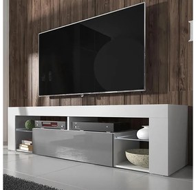 Tv szekrény/asztal Bionca  (fehér + szürke). 1098600