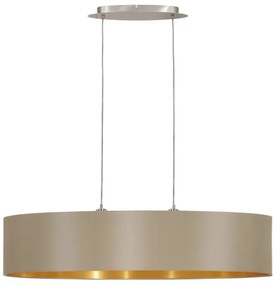 Eglo 31618 - Csillár kötélen MASERLO 2xE27/60W/230V