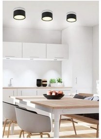 LED Mennyezeti lámpa TUBA LED/9W/230V fehér/fekete