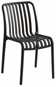 Műanyag szék TREGO, antracit színű