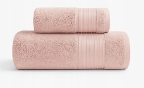 Törölköző 70x140 Paris Rózsaszín púderes pamut 450g Prémium