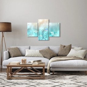 Kép - Pillangó kékben (90x60 cm)