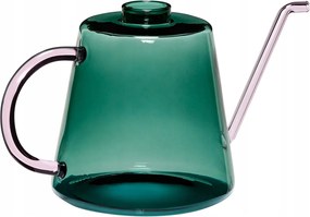 Hübsch Flora Üveg locsolókanna 1 l Sötétzöld