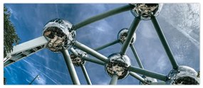 Kép - atomium Brüsszelben (120x50 cm)