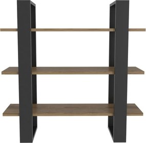Suno fali polc, fekete-oud tölgy, 90 cm