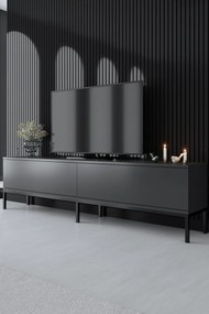 TV szekrény Lord - Anthracite, Black