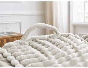 Bézs kordbársony babzsákfotel Socrate – Bobochic Paris