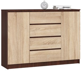 Komód Keanu IV (wenge + szonoma tölgy). Akció -13%. 1069051