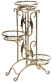 Virágállvány 90x65 cm arany