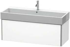 Duravit XSquare szekrény 118.4x46x39.7 cm Függesztett, mosdó alatti fehér XS409701818