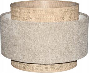 Lámpabúra Álló Mennyezeti Lámpa 45 E27 Bézs Boucle Venosa Rafia Ratan Boho