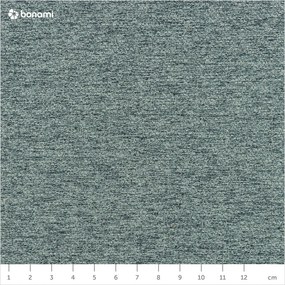 Zöld-kék kárpitozott franciaágy tárolóhellyel ágyráccsal 180x200 cm Frieda – Meise Möbel