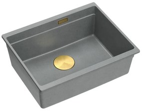 gránit mosogató Logan 100 Grey Metallic