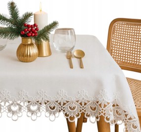 Abrosz karácsonyra Fehér foltálló 140x220 karácsonyi téglalap