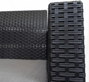 Nero műanyag kerti szék grafit