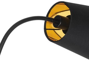 Okos állólámpa fekete, 2 db Wifi P45 izzóval - Carmen