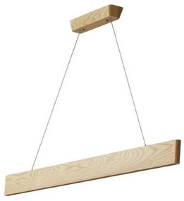 LED Csillár zsinóron LED/22W/230V 4000K 120 cm kőris/tömör fa